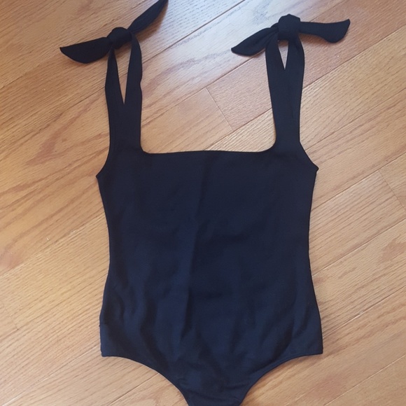 free people tie shoulder bodysuit